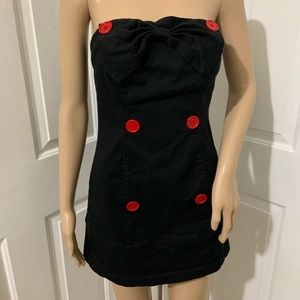 Sweet Love sailor bow tube dress cute size medium